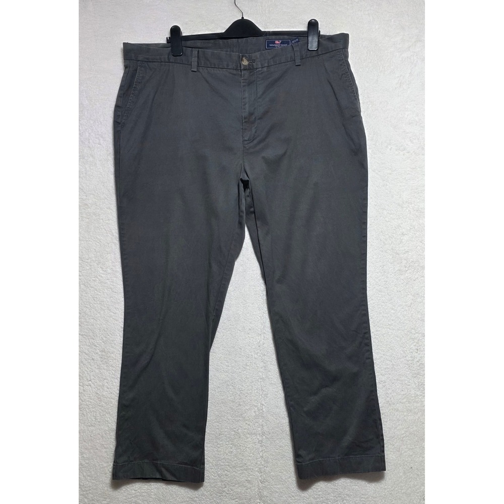 Vineyard Vines Men's Breaker Pant Charcoal Gray Chino 42x30 Stretch Cotton